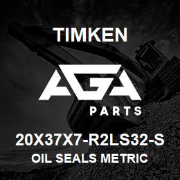 20X37X7-R2LS32-S Timken OIL SEALS METRIC | AGA Parts