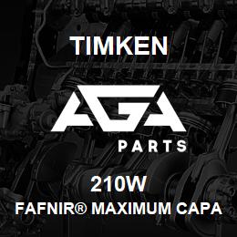 210W Timken FAFNIR® MAXIMUM CAPACITY BALL BEARINGS (200W, 300W) | AGA Parts