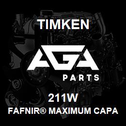 211W Timken FAFNIR® MAXIMUM CAPACITY BALL BEARINGS (200W, 300W) | AGA Parts