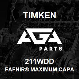 211WDD Timken FAFNIR® MAXIMUM CAPACITY BALL BEARINGS (200W, 300W) | AGA Parts