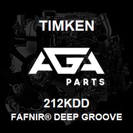 212KDD Timken FAFNIR® DEEP GROOVE BALL BEARINGS (9100K, 200K, 300K) | AGA Parts