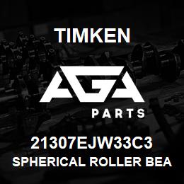 21307EJW33C3 Timken SPHERICAL ROLLER BEARINGS - STEEL CAGE | AGA Parts