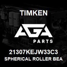 21307KEJW33C3 Timken SPHERICAL ROLLER BEARINGS - STEEL CAGE | AGA Parts