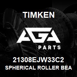 21308EJW33C2 Timken SPHERICAL ROLLER BEARINGS - STEEL CAGE | AGA Parts