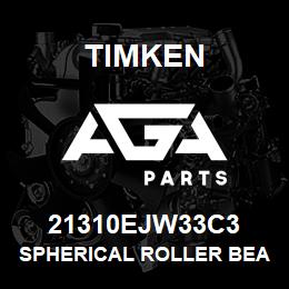 21310EJW33C3 Timken SPHERICAL ROLLER BEARINGS - STEEL CAGE | AGA Parts