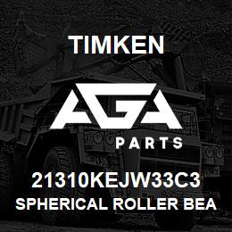 21310KEJW33C3 Timken SPHERICAL ROLLER BEARINGS - STEEL CAGE | AGA Parts