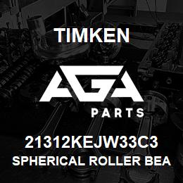 21312KEJW33C3 Timken SPHERICAL ROLLER BEARINGS - STEEL CAGE | AGA Parts