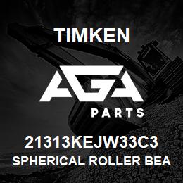 21313KEJW33C3 Timken SPHERICAL ROLLER BEARINGS - STEEL CAGE | AGA Parts