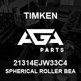 21314EJW33C4 Timken SPHERICAL ROLLER BEARINGS - STEEL CAGE | AGA Parts