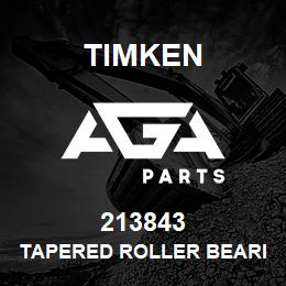 213843 Timken TAPERED ROLLER BEARINGS - SINGLE CUPS - IMPERIAL | AGA Parts