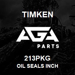 213PKG Timken OIL SEALS INCH | AGA Parts