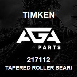 217112 Timken TAPERED ROLLER BEARINGS - SINGLE CUPS - IMPERIAL | AGA Parts