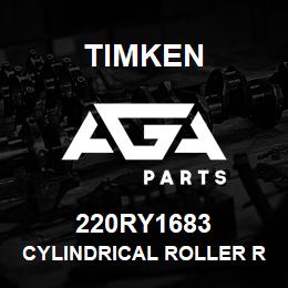 220RY1683 Timken CYLINDRICAL ROLLER RADIAL BEARINGS - FOUR-ROW | AGA Parts