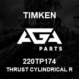 220TP174 Timken THRUST CYLINDRICAL ROLLER BEARING-TYPE TP | AGA Parts