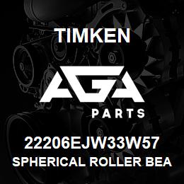 22206EJW33W57 Timken SPHERICAL ROLLER BEARINGS - STEEL CAGE | AGA Parts