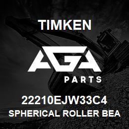 22210EJW33C4 Timken SPHERICAL ROLLER BEARINGS - STEEL CAGE | AGA Parts