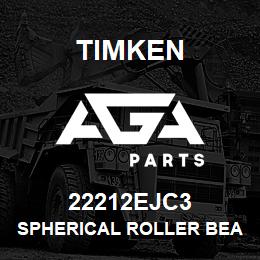 22212EJC3 Timken SPHERICAL ROLLER BEARINGS - STEEL CAGE | AGA Parts