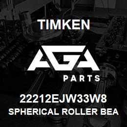 22212EJW33W8 Timken SPHERICAL ROLLER BEARINGS - STEEL CAGE | AGA Parts