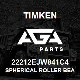 22212EJW841C4 Timken SPHERICAL ROLLER BEARINGS - STEEL CAGE | AGA Parts