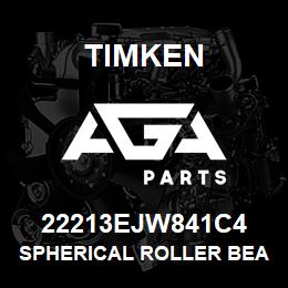 22213EJW841C4 Timken SPHERICAL ROLLER BEARINGS - STEEL CAGE | AGA Parts