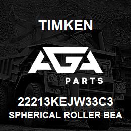 22213KEJW33C3 Timken SPHERICAL ROLLER BEARINGS - STEEL CAGE | AGA Parts