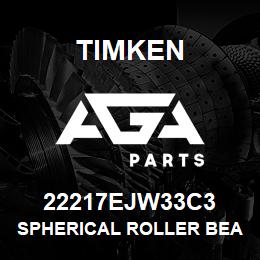 22217EJW33C3 Timken SPHERICAL ROLLER BEARINGS - STEEL CAGE | AGA Parts