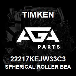 22217KEJW33C3 Timken SPHERICAL ROLLER BEARINGS - STEEL CAGE | AGA Parts