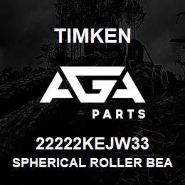 22222KEJW33 Timken SPHERICAL ROLLER BEARINGS - STEEL CAGE | AGA Parts