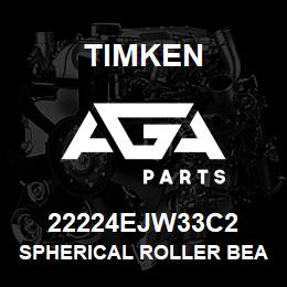 22224EJW33C2 Timken SPHERICAL ROLLER BEARINGS - STEEL CAGE | AGA Parts