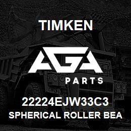 22224EJW33C3 Timken SPHERICAL ROLLER BEARINGS - STEEL CAGE | AGA Parts