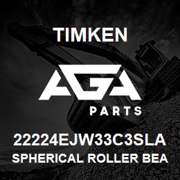 22224EJW33C3SLA Timken SPHERICAL ROLLER BEARINGS - STEEL CAGE | AGA Parts