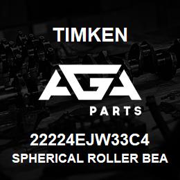 22224EJW33C4 Timken SPHERICAL ROLLER BEARINGS - STEEL CAGE | AGA Parts