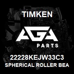 22228KEJW33C3 Timken SPHERICAL ROLLER BEARINGS - STEEL CAGE | AGA Parts