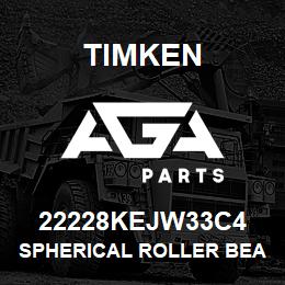 22228KEJW33C4 Timken SPHERICAL ROLLER BEARINGS - STEEL CAGE | AGA Parts