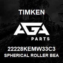 22228KEMW33C3 Timken SPHERICAL ROLLER BEARINGS - BRASS CAGE | AGA Parts