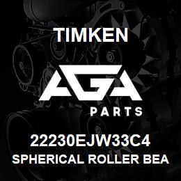 22230EJW33C4 Timken SPHERICAL ROLLER BEARINGS - STEEL CAGE | AGA Parts