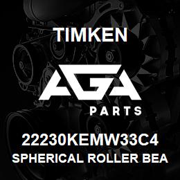 22230KEMW33C4 Timken SPHERICAL ROLLER BEARINGS - BRASS CAGE | AGA Parts