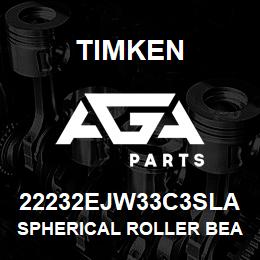 22232EJW33C3SLA Timken SPHERICAL ROLLER BEARINGS - STEEL CAGE | AGA Parts