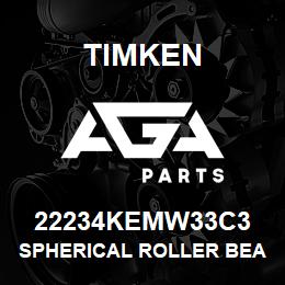 22234KEMW33C3 Timken SPHERICAL ROLLER BEARINGS - BRASS CAGE | AGA Parts