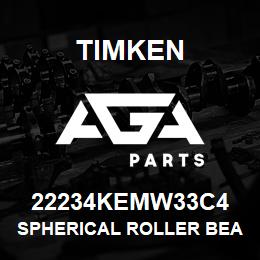 22234KEMW33C4 Timken SPHERICAL ROLLER BEARINGS - BRASS CAGE | AGA Parts