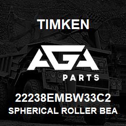 22238EMBW33C2 Timken SPHERICAL ROLLER BEARINGS - BRASS CAGE | AGA Parts