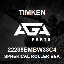 22238EMBW33C4 Timken SPHERICAL ROLLER BEARINGS - BRASS CAGE | AGA Parts