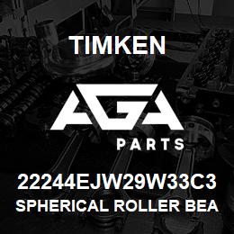 22244EJW29W33C3 Timken SPHERICAL ROLLER BEARINGS - STEEL CAGE | AGA Parts