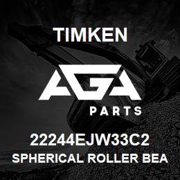 22244EJW33C2 Timken SPHERICAL ROLLER BEARINGS - STEEL CAGE | AGA Parts