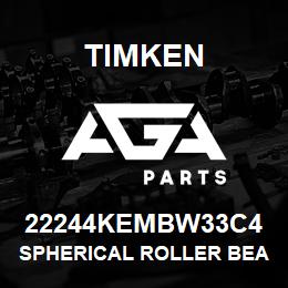 22244KEMBW33C4 Timken SPHERICAL ROLLER BEARINGS - BRASS CAGE | AGA Parts