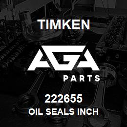 222655 Timken OIL SEALS INCH | AGA Parts