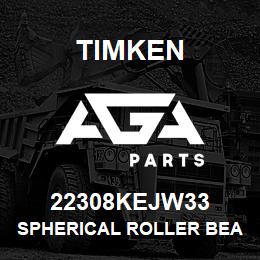 22308KEJW33 Timken SPHERICAL ROLLER BEARINGS - STEEL CAGE | AGA Parts