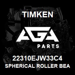 22310EJW33C4 Timken SPHERICAL ROLLER BEARINGS - STEEL CAGE | AGA Parts