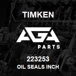 223253 Timken OIL SEALS INCH | AGA Parts