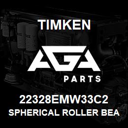 22328EMW33C2 Timken SPHERICAL ROLLER BEARINGS - BRASS CAGE | AGA Parts